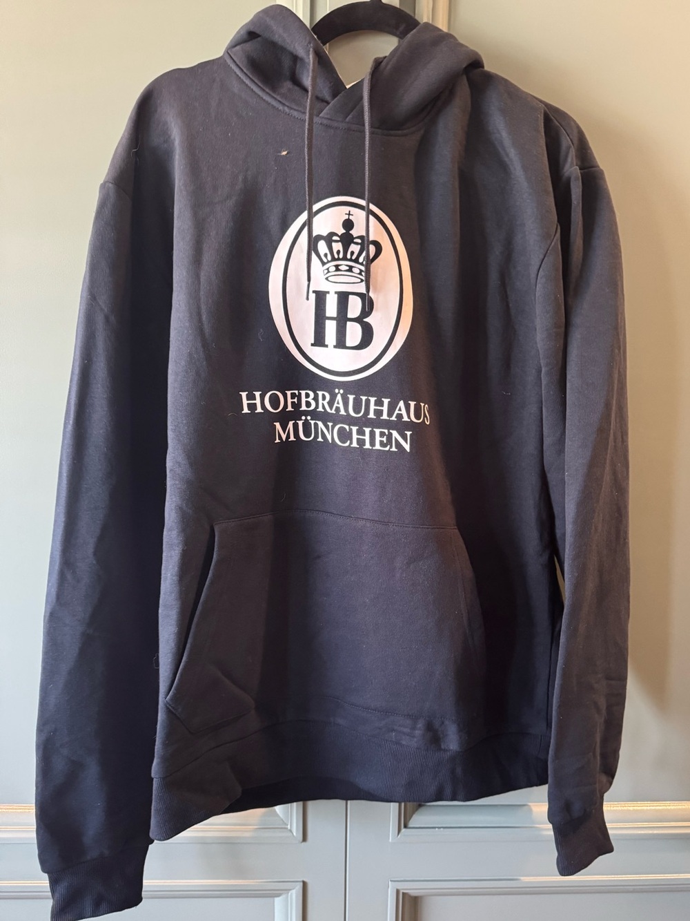 Hoffbrauhaus Hoodie - Navy Blue Unisex  Size 2XL